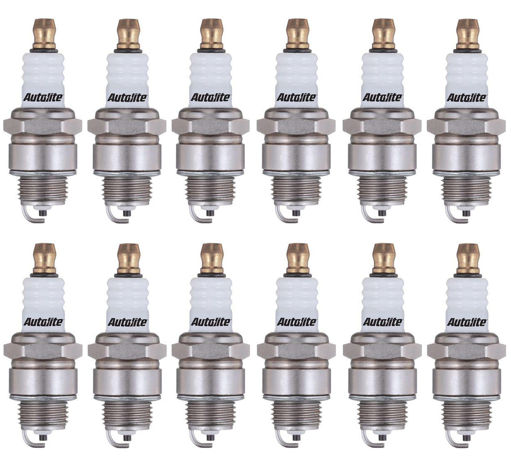 Autolite (12 Pack) Genuine Small Engine Copper Core Spark Plugs 298612PK