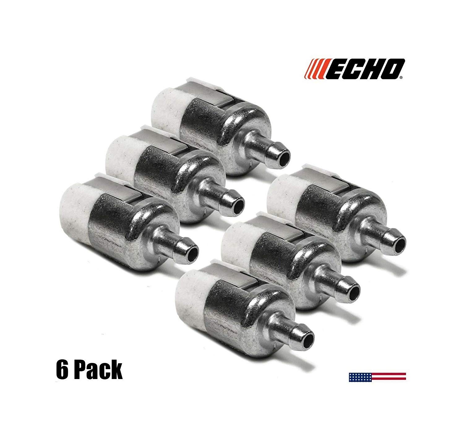 ECHO 6 Pack of Genuine OEM Replacement Trimmer Fuel Filter # A369000480