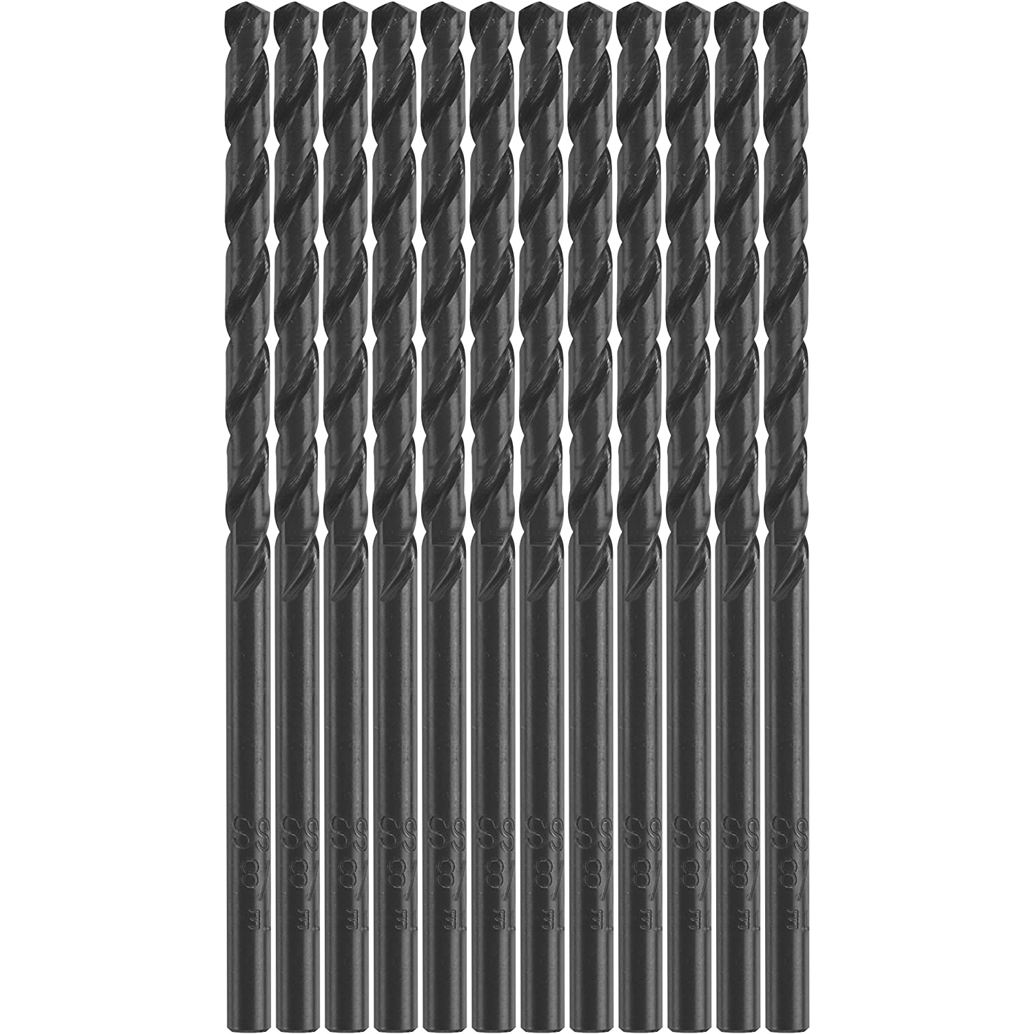 Bosch BL4141 7/32 Zoll x 3-3/4 Zoll Fractional Jobber Schwarzoxid Bohrer - Bild 1 von 5
